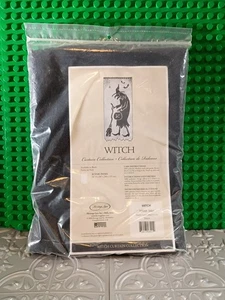 Cortina de puerta/ventana de encaje negro ~ encaje Heritage ~ bruja ~ 38” x 84” ~ NUEVO - Imagen 1 de 4