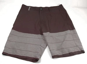 Billabong Men's Shorts Flat 17'' Act 34 Black Gray Board Spandex  4 way stretch - Picture 1 of 13