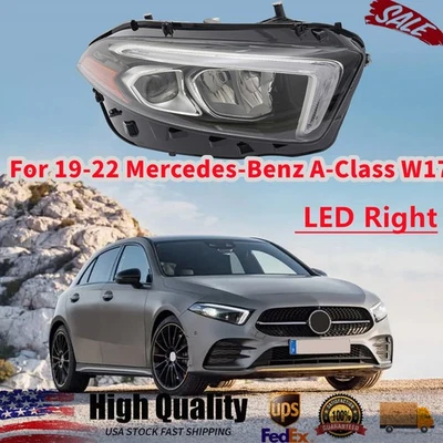 LED Headlight For 2019-2022 Mercedes Benz W177 A Class Right Side Headlamp RH Foto 1 de 4
