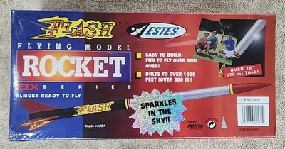 Estes Flash #2137 Nuevo Modelo Cohete Kit Más de 2' de Alto ¡Envío Gratis! ¡Sin precio base! Foto 1 de 4