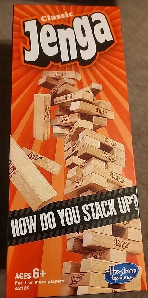 Hasbro Gaming Jenga Classic Game with Genuine Hardwood Blocks - Image 1 of 2