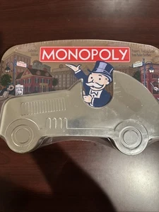 Parker Brothers Monopoly Game Collector's Edition 2001 Embossed Car Tin Sealed - Picture 1 of 5