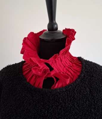 Cocon Commerz Privatsachen extravaganter Kragen "FALTENFRISCH" Rot (tanz) OS - Bild 1 von 4