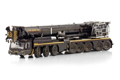 Grúa móvil modelo fundido a presión WSI 1/50 Liebherr LTM 1650-8.1 negra/dorada nueva en caja Foto 1 de 4