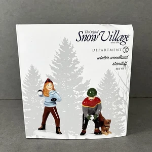 New Department 56 Winter Woodland Standoff Set of 2 - Snow Village - #6005468 - Picture 1 of 7