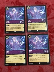 4x Lorcana Fabled - Elsa - Snow Queen 53/204 x4 - Picture 1 of 7