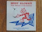 Reddy Kilowatt Alabama Power lapel stick pin card logo vintage 1951 red