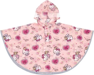 Skater Hello Kitty Sanrio Rain Poncho Raincoat for Children Pink New Import JP - Picture 1 of 8