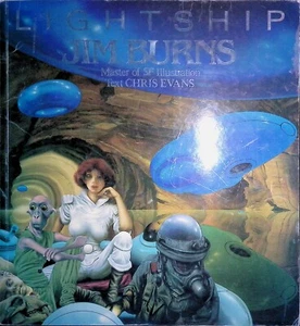 Jim Burns - Lightship incl. Fighting Fantasy Artwork - Softback Ed. B/B+/B - Foto 1 di 5