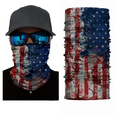 Face Mask Balaclava Tube Bandana Cover Snood Neck Gaiter Scarf Reusable Washable - Image 1 of 3