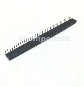 Connettore Femmina 90 gradi 40 pin singola fila passo 2.54mm circuito stampato - Picture 1 of 1