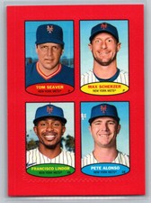 2023 Heritage 1974 Topps Baseball Stamps Tom Seaver 74BS-69 Red New York Mets