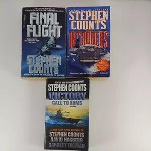 Stephen Coonts PB Lot Final Flight, Intruders, Victory Call to Arms - Picture 1 of 12