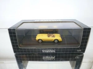 MATRIX SIATA 208S MOTTO SPIDER LIM 32/408 - YELLOW 1:43 - VERY GOOD IN BOX - Picture 1 of 10