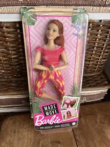 Made to Move BARBIE Yoga Puppe kurvige vollgelenkige Gelenke kastanienbraune rote Haare - Bild 1 von 5