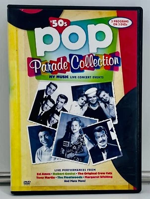 '50s Pop Parade Collection, live performances 3-DVD set  NearMint Shout Factory - Image 1 of 4