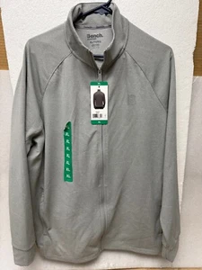 Bench Men's Urbanwear Moisture Wicking Full Zip Knit Jacket, Grey, Size XL - Picture 1 of 1