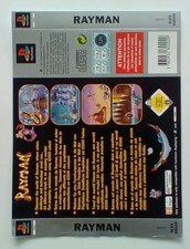 *BACK INLAY ONLY* Rayman Back Inlay PS1 PSOne Playstation One 1 PSX PS