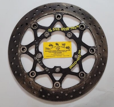 Rotor de disco de freno delantero Suzuki GSXR600 GSXR750 2006-2007, 59210-41G20, FABRICANTE DE EQUIPOS ORIGINALES Foto 1 de 4
