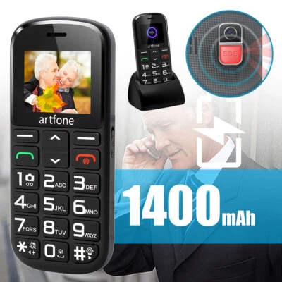 Seniorenhandy Rentner Handy SOS-Tasten Großtastenhandy Mobiltelefon mit Kamera