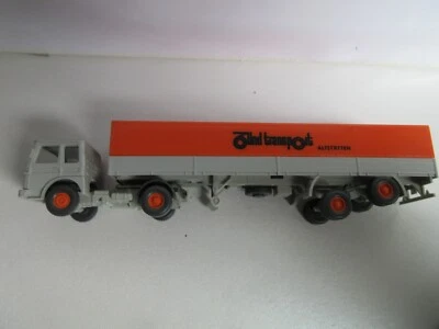 Wiking 1:87 MAN Rimorchio Pritschensattelzug Zünd Transport !!! - Immagine 1 di 4