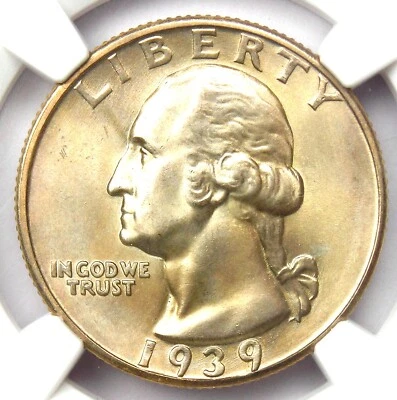 1939-S Washington Quarter 25C DDO FS-101 -  NGC MS67+ Plus Grade - $2750 Value - Image 1 of 4