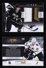 2011-12 Limited Jumbo Materials Prime /50 Loui Eriksson #18