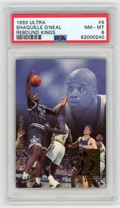 1992 Ultra Rebound Kings SHAQUILLE O'NEAL #9 - HOF - PSA 8 - Picture 1 of 2
