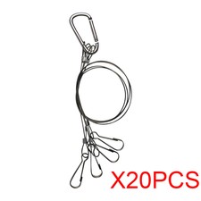 20X Stainless Steel 4 Hook Rope Hanger Hydroponics Hanging Kit for Plant Grow