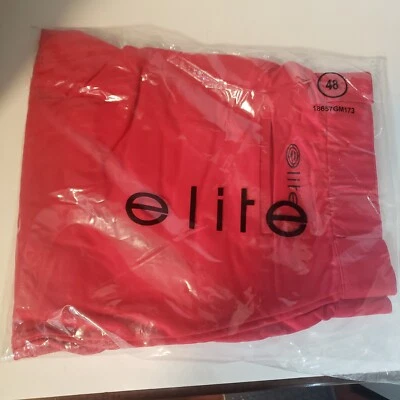 Pantalones de béisbol/softbol Elite para hombre dobladillo largo abierto rojo liso talla 48 Foto 1 de 4