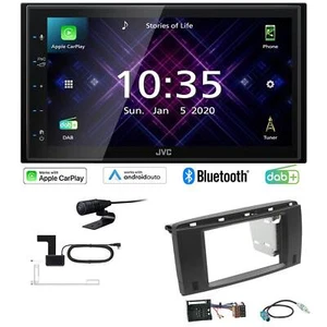 JVC Autoradio Apple CarPlay DAB+ für Mercedes Benz R-Klasse 2006-2012 schwarz - Bild 1 von 8