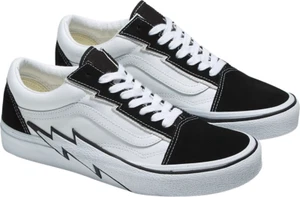 Vans Old Skool Bolt Sneakers / Shoes - NEW Womens 7 Black / White - #46383-A8 - Picture 1 of 5