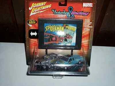 JOHNNY LIGHTNING YESTERDAY &TODAY MARVEL SPIDER MAN FORD F-150 - Image 1 of 3