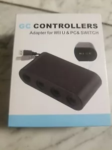 Nintendo Wii U Unbrand gamecube controller adapter (Brand New) - Picture 1 of 2