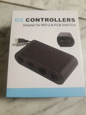 Adaptador mando Nintendo Wii U Gamecube sin marca (Nuevo) Foto 1 de 2