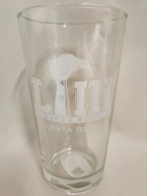 New England Patriots Super Bowl 53 16 oz calcomanía vidrio pinta NFL licencia oficial Foto 1 de 3