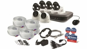 Swann DVR CCTV Camera Kit Dome Bullet Camera DVR8 5580 8 Channel Ultra HD 4K 2TB - Picture 1 of 32