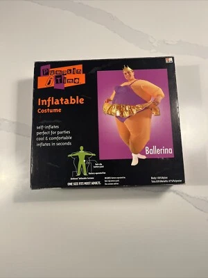 Disfraz de bailarina púrpura inflable para adultos de Halloween talla única para la mayoría Foto 1 de 4