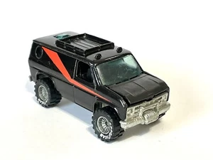 Vintage 1977 Hot Wheels Real Riders A-team Van EXTREMELY RARE MODEL - BLACK 4x4 - Picture 1 of 7