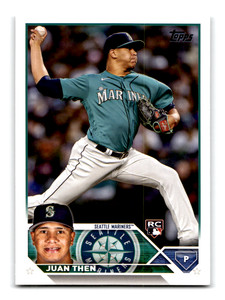 2023 Topps Update Baseball Card #US112 - Juan Then Rookie RC (Mariners)