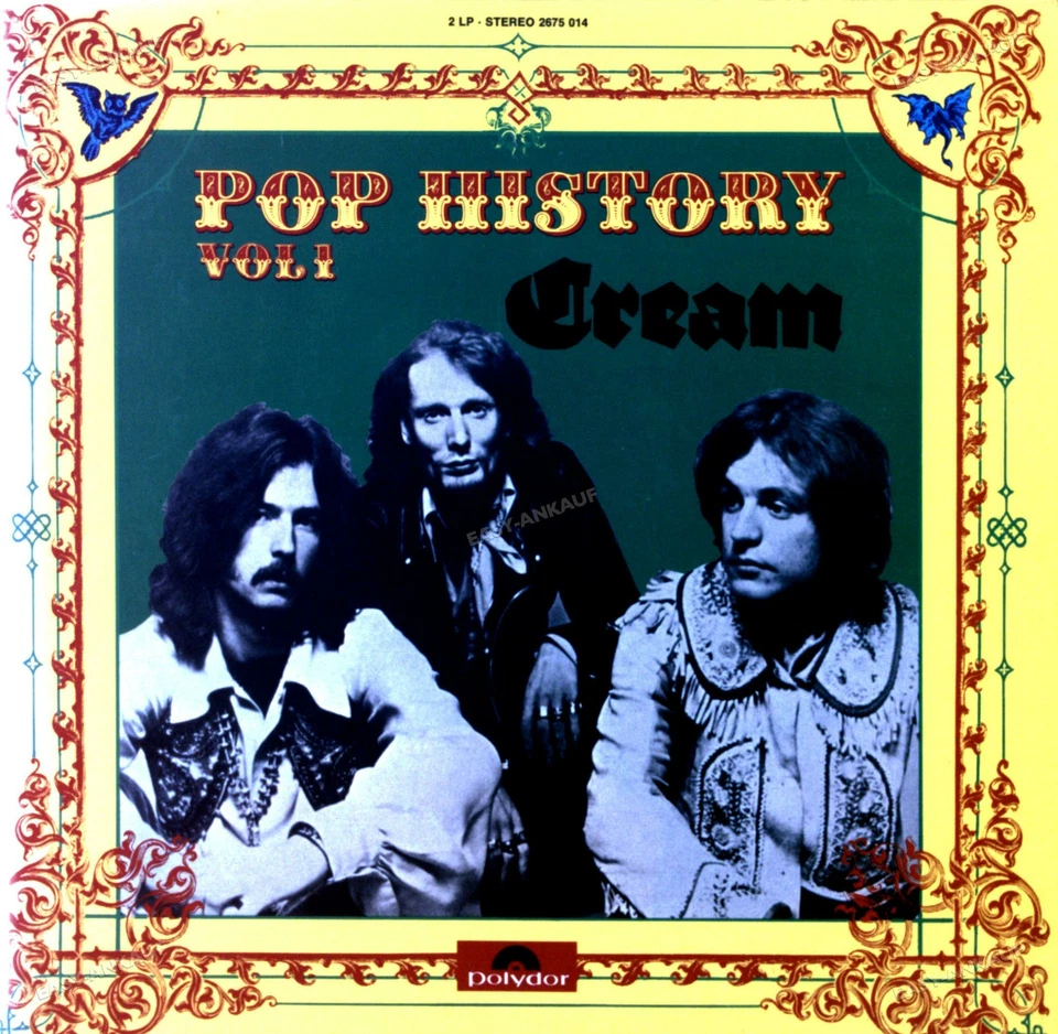 Cream - Pop History Vol. 1 2LP 1970 (VG+/VG+) ' - Image 1 of 1