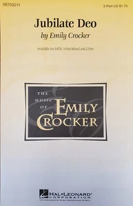 *SET BESTEHEND AUS 15* JUBILATE DEO - Emily Crocker - Hal Leonard - SA Octavo - Bild 1 von 4