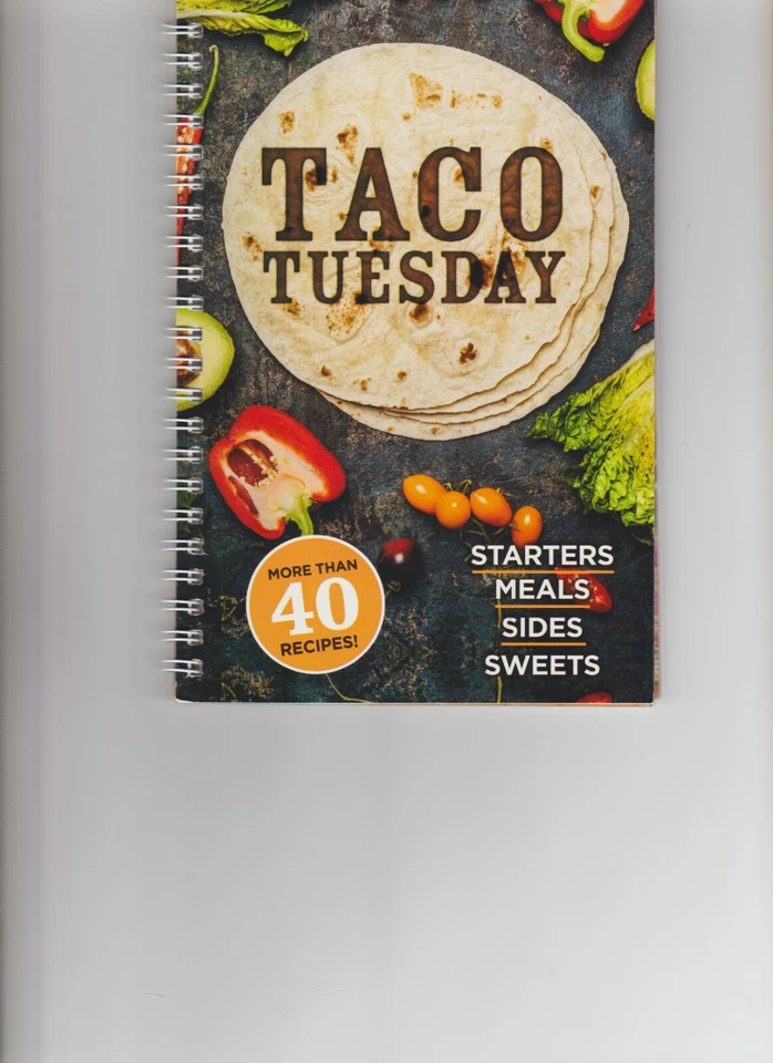 Taco Tuesday - 40 Mexican Taco Recipes- Starters, Meals , Sides, Sweets - Image 1 of 1