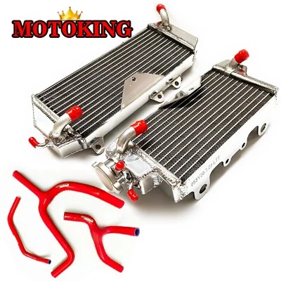 Radiador de aluminio y manguera roja para Kawasaki KX450F KXF 450F KX450 F 2010-2015 2012 Foto 1 de 4