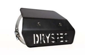 DrySpec Universal Exhaust Heat Shield For 4" To 6" Motorcycle Mufflers - Picture 1 of 4
