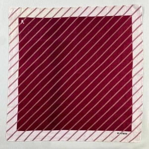 Vintage Playboy Handkerchief Pocket Square Bandana - Picture 1 of 6