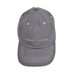 BRUNELLO CUCINELLI MEN'S 100% VIRGIN WOOL BASEBALL CAP / HAT NEW - Picture 1 of 3