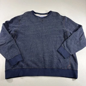 Tommy Bahama Sudadera Para Hombres XL Azul Marino Texturizada Cuello Redondo Pullover Informal Usada en Excelente Condición - Imagen 1 de 10