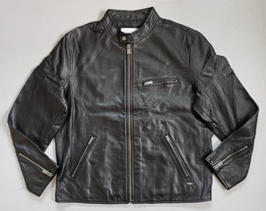 Coach Leather Racer Jacket WORLDWIDE SHIPPING FTP 5054 - Picture 1 of 14