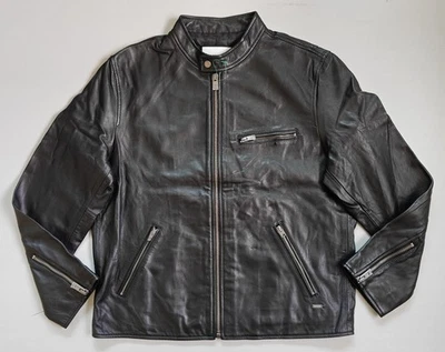 Coach Leather Racer Jacket WORLDWIDE SHIPPING FTP 5054 - Image 1 of 4